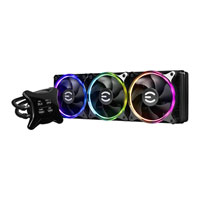 EVGA CLCx 360mm All-In-One RGB CPU Liquid Cooler with 2.1" LCD Screen