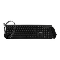 Xclio 3 in 1 Office/Home Keyboard, Mouse USB & Headset + Mic Black
