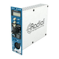 Radial Workhorse PowerPre Microphone Preamplifier 500 Series