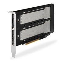 ICY DOCK 2 Bay M.2 NVMe SSD to PCIe 4.0 x8 Mobile Rack Enclosure