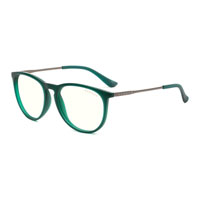 GUNNAR Optiks Menlo Blue Light Filter Glasses, Emerald, Clear Tint