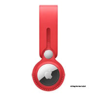 Apple AirTag Leather Loop - Red