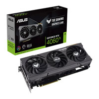 ASUS NVIDIA GeForce RTX 4060 Ti 8GB TUF Gaming Ada Lovelace Graphics Card