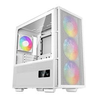 DeepCool CH560 Digital Tempered Glass Mid Tower White Gaming Case