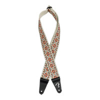 Fender Pasadena Woven Strap, Lattice Orange, 2"