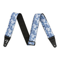 Fender Hawaiian Strap, 2", Blue Floral