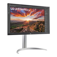 LG 27" 27UP85NP-W 4K UHD FreeSync DiaplayHDR 400 Monitor with USB-C Fully Adjustable