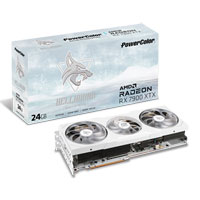 PowerColor AMD Radeon RX 7900 XTX Hellhound Spectral White 24GB Refurbished Graphics Card