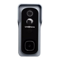 Link2Home Open Box Battery Video Doorbell 1080p Black