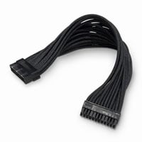Xclio Black 24 Pin Braided ATX Cable