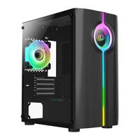 CiT Quake Micro-ATX Black PC Gaming Case