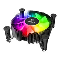 Akasa Vegas Chroma iLG Intel Low Profile CPU Cooler with 75mm PWM Fan