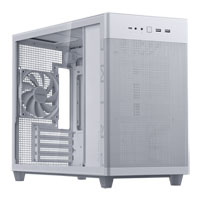 ASUS PRIME AP201 MicroATX White Open Box Gaming Case