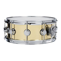 DW 14" x 6.5" Brass Collector's Series Snare Drum (Polished Brass with Chrome Hardware)