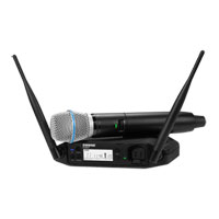 Shure -GLXD24+UK/B87A-Z4- Digital Wireless Handheld System with BETA®87A Vocal Microphone