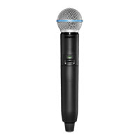Shure GLXD2+/B58=-Z4 Digital Wireless Dual Band Handheld Transmitter with BETA®58A Vocal Microphone