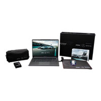 MSI Stealth Mercedes-AMG A13V 16" UHD+ i9 RTX 4070 Laptop & Grey Motorsport Bundle Accessories