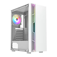 CiT Galaxy Mid-Tower Windowed White PC Gaming Case