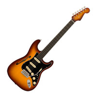 Fender Limited Edition Suona Stratocaster® Thinline, Ebony Fingerboard, Violin Burst