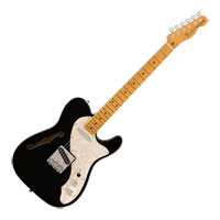 Fender Vintera® II 60s Telecaster® Thinline, Maple Fingerboard, Black