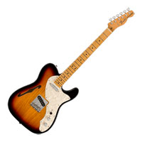 Fender Vintera II 60s Telecaster Thinline, Maple Fingerboard, 3-Color Sunburst