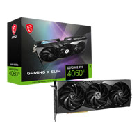 MSI NVIDIA GeForce RTX 4060 Ti 16GB GAMING X SLIM Ada Lovelace Graphics Card