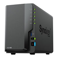 Synology DiskStation DS224+ 2 Bay Desktop NAS Enclosure