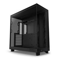 NZXT H6 Flow Black Compact Dual-Chamber Tempered Glass PC Case