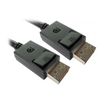 Scan 2m Display Port 2.1 Certified DP40 Cable Black