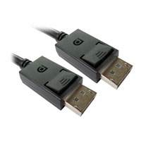 Scan 0.5m Display Port 2.1 Certified DP40 Cable Black