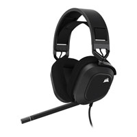 Corsair HS80 RGB Premium Gaming Headset Factory Refurbished USB Carbon