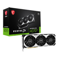 MSI NVIDIA GeForce RTX 4070 Ti 12GB VENTUS 3X E OC Ada Lovelace Graphics Card