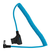 Kondor Blue D-Tap to DC Right Angled Coiled Cable