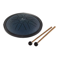 Meinl Sonic Energy Small Steel Tongue Drum, Navy Blue, G Minor, 8 Notes, 7" / 18 cm Diameter