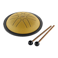 Meinl Sonic Energy Mini Steel Tongue Drum, B Major, Gold