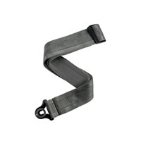 D'Addario Auto Lock Guitar Strap, Metal Grey
