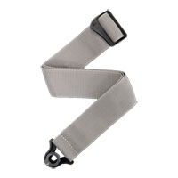 D'Addario Auto Lock Polypro Guitar Strap, Silver