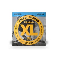 D'Addario EXL110+ Nickel Wound Electric Guitar Strings, Regular Light Plus, 10.5-48 D'Addario EXL110+ Nickel Wound Electric Guitar Strings, Regular Light Plus, 10.5-48