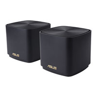 ASUS Dual-Band ZenWiFi XD4 Plus (2-Pack) AX1800 Open Box Home Mesh WiFi System - Black