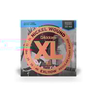 D'Addario EXL110W Nickel Wound Electric Guitar Strings, Regular Light, Wound 3rd, 10-46 D'Addario EXL110W Nickel Wound Electric Guitar Strings, Regular Light, Wound 3rd, 10-46