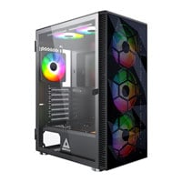Montech X3 MESH Compact Black High Airflow Tempered Glass Gaming Case ATX inc 6x RGB HAF Fans
