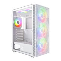 Montech X3 MESH White High Airflow Tempered Glass Gaming Case ATX inc 6x RGB Fans