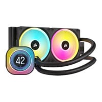 Corsair iCUE LINK H100i LCD 240mm Intel/AMD RGB CPU Liquid Cooler with 2.1" LCD Display