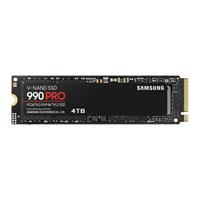 £70 CASHBACK Samsung 990 PRO 4TB M.2 PCIe 4.0 NVMe SSD/Solid State Drive PC/PS5