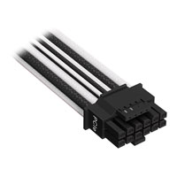 Corsair Premium Black/White Individually Sleeved 12+4-Pin Type-5 PSU Cable