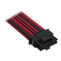 Corsair Premium Black/Red Individually Sleeved 12+4-Pin Type-5 PSU Cable