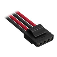 Corsair Premium Black/Red Individually Sleeved Peripheral Power (Molex) Type-5 PSU Cable