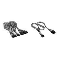 Corsair Premium Black/White Individually Sleeved Pro Kit Type-5 PSU Cables