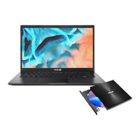 ASUS Vivobook 14 14" Laptop + ASUS ZenDrive Portable USB DVD Re-Writer Bundle