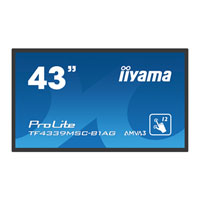 iiyama 43" TF4339MSC-B1AG Open Frame PCAP Interactive Display